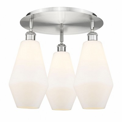 Cindyrella - 3 Light Flush Mount In Industrial Style-14.5 Inches Tall and 18.75 Inches Wide