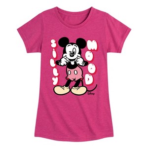 Girls' - Disney - Mickey & Friends Fitted Short Sleeve Graphic T-Shirt - 1 of 4