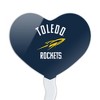 University of Toledo Official Logo Heart Love Cupcake Picks Toppers Decoration Set of 6 - 2 of 4
