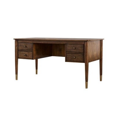Realspace Landon Desk With Hutch Cherry Brickseek