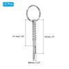 Unique Bargains 316 Stainless Steel Quick Release Pin with Drop Cam and Spring 2 Pcs - 2 of 4