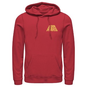 Men's Star Wars: A New Hope Small Logo Distressed Pull Over Hoodie - 1 of 4