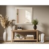 Elegant Lighting Rectangle Cornhusk Mirror 40x40 in Linen White - 2 of 4