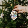 Marvelous Tropical Costa Rica Landmarks Ornament, Artistic Paradise and Caribbean Christmas Souvenir| OrnamentallyYou - 4 of 4