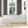 75'' Memory Foam Faux Fur 2-in-1 Foldable Boneless Sofa Bed with 2 Pillows - 4 of 4