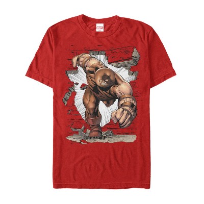 Men's Marvel X-Men Juggernaut Crash T-Shirt - Red - Large