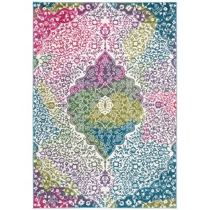 Watercolor WTC672 Power Loomed Area Rug - Ivory/Fuchsia - 8'9"x11'9" - Safavieh. - 1 of 4