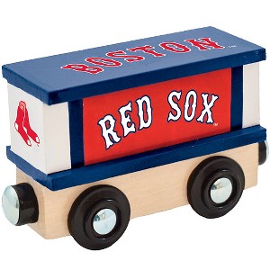 MasterPieces Wood Train Box Car - MLB Boston Red Sox - 1 of 4