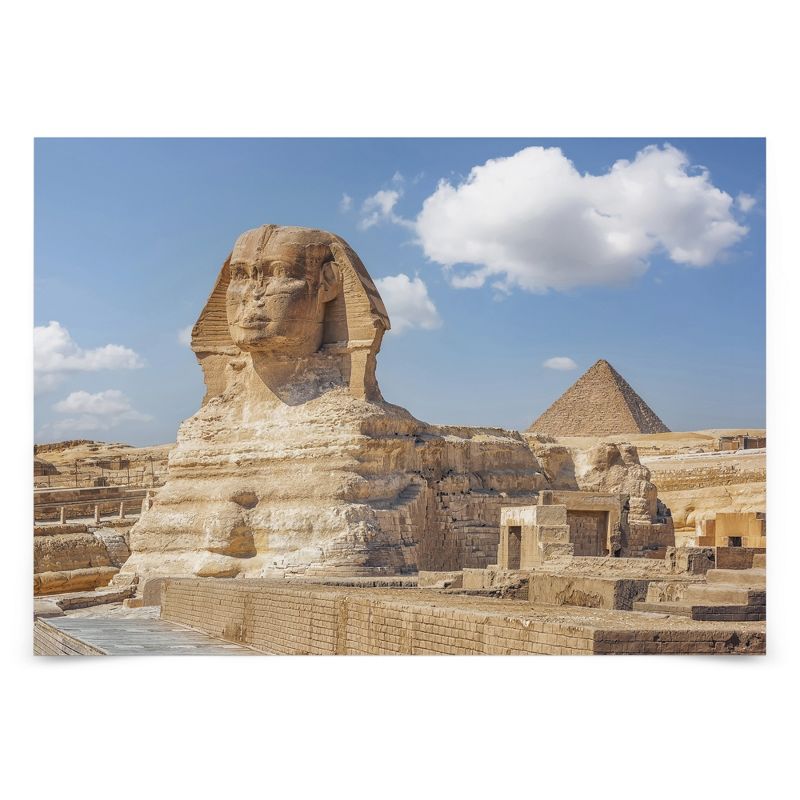 Americanflat Modern Wall Art Room Decor - The Sphinx by Manjik Pictures, 1 of 7