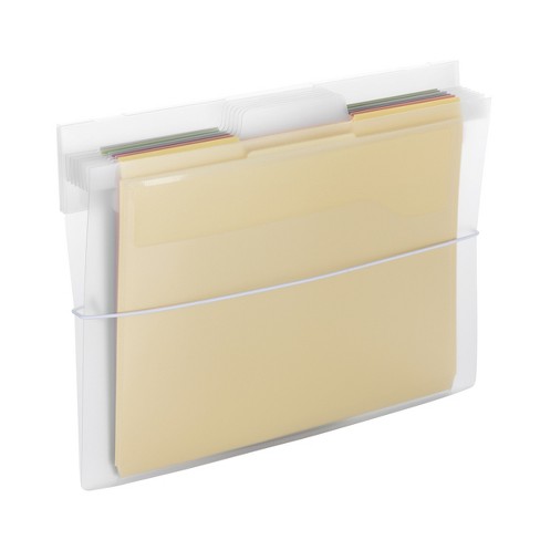Letter Size 92061 Smead Cascading Wall Organizer 6 Pockets Gray/Neutral Pockets 
