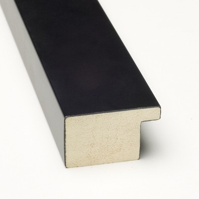 Mezzanotte Black Wood Framed Magnetic Bulletin Board