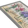 Kate Aurora Anti Fatigue Memory Foam 18" X 30" Garden Blossom Floral Kitchen Floor Mat - 2 of 4
