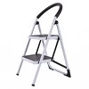 Costway 2 Step Ladder Folding Stool Heavy Duty 330Lbs Capacity Industrial Lightweight - 4 of 4