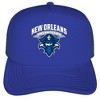 University Of New Orleans Primary Logo Foam Trucker Cap Royal Os - 2 of 4