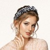 Unique Bargains Women's Leopard Pattern Knotted Headband 1 Pc White Gray - image 2 of 4