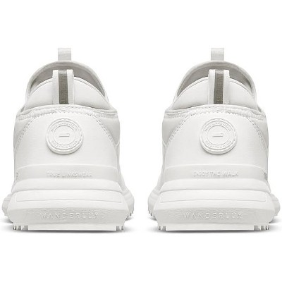 True linkswear Lux G Premium Leather Waterproof Golf Shoes (White on White, 12.5) — фото 5