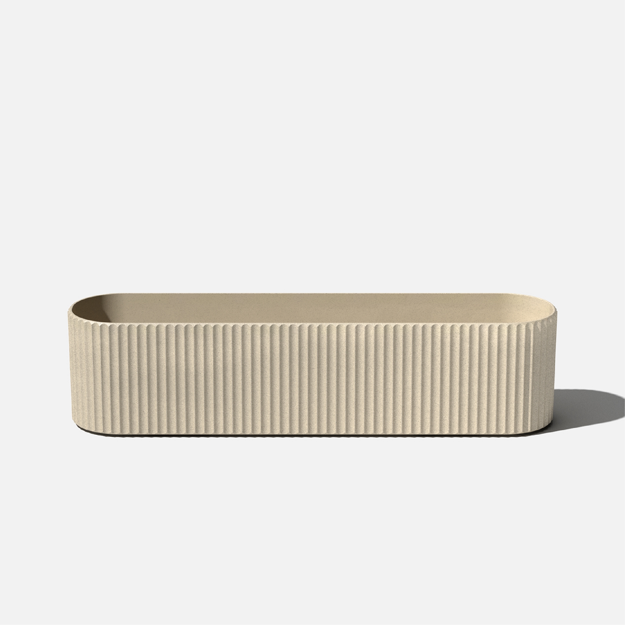Veradek Demi Series Window Box 36" Plastic-Stone Planter - (Sand/1 Pack)