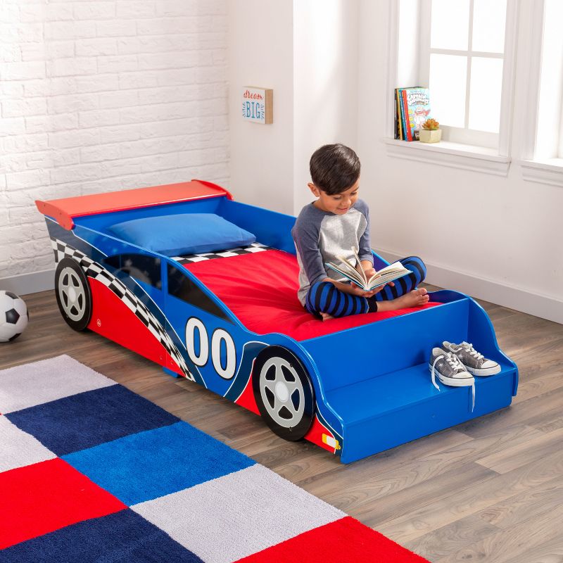 KidKraft Toddler Bed - Race Car, 2 of 6