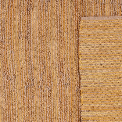 Cape Cod 3' x 5' Orange Handwoven Jute Area Rug