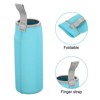 Unique Bargains Neoprene Insulated Water Bottle Sleeve with Finger Strap 2.56"x7.09" 4 Pcs - 4 of 4