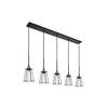 Elegant Lighting Auspice 5 light brass and black Pendant - 4 of 4