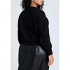ELOQUII Women's Plus Size Bow Intarsia Sweater - 3 of 4
