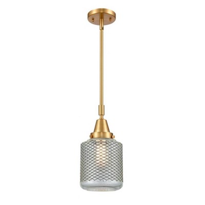 Stanton - 1 Light Stem Hung Mini Pendant In Industrial Style-13.13 Inches Tall and 6 Inches Wide