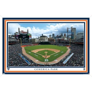 Trends International MLB Detroit Tigers - Comerica Park 22 Framed Wall Poster Prints - 1 of 4