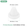 Unique Bargains Silicone Rubber Corrosion-Resistant Nap-in Locking Hole Plugs White - 3 of 4