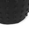 Kumasinova 18" Stylish Barrel-Shaped Patio End Table with Decorative Raised Accents,17lbs Lightweight Concrete Outdoor Accent Side Table,Black - 4 of 4