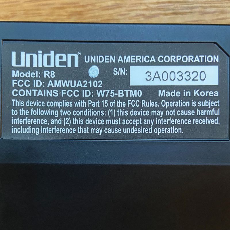 Uniden® R8 Extreme Long-Range Radar/Laser Detector with Voice Alert, 5 of 10