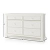 Child Craft 6-Drawer Westgate Dresser, Plenty of Storage, Anti-Tip Kit Included to Prevent Tipping, Baby Safe Finish, Fully Assembled - 3 of 4