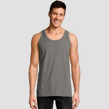 Hanes 1901 Men's Short Sleeve T-shirt - Gray S : Target