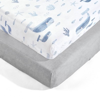Lush Décor Soft & Plush Fitted Crib Sheet - 2pk