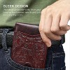 BEAFUP Men's RFID Blocking Bifold Wallet - Premium Full-Grain Leather with 11 Card Slots | Slim Design for Daily Use for Birthdays - 4 of 4