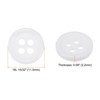 Unique Bargains Resin DIY Craft Flat 4-Hole Sewing Buttons 100 Pcs - 2 of 4