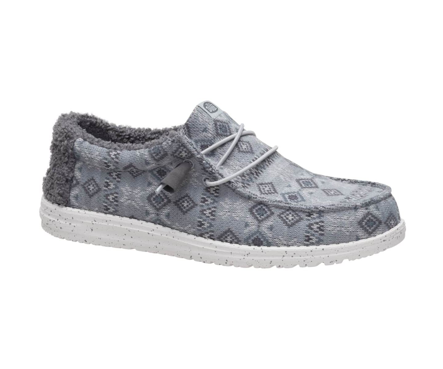 Свитер HEYDUDE Men Wally Sweater, Monument Grey/Multi, 11, цвет: Серый — фото 5