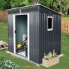 CAVINAS Multi-Functional Outdoor Garden Shed with Lockable Sliding Doors and Transparent plate - 2 of 4