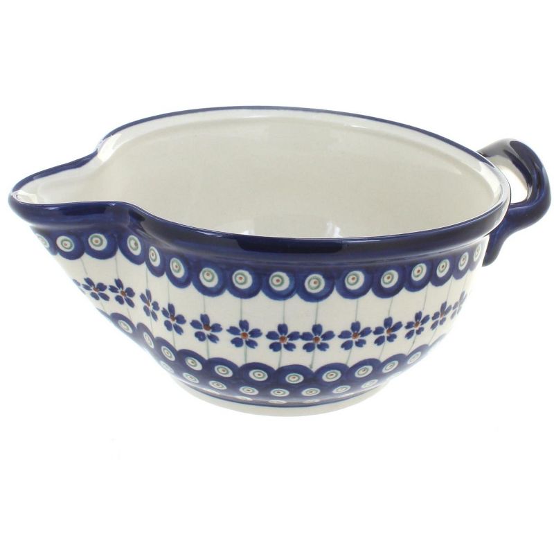 Blue Rose Polish Pottery 1252 Zaklady Batter Bowl, 1 of 2