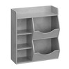 5-Cubby Kids Bookshelf & Playful Bookcase for Boys and Girls, Toy Storage Organizer for Books and Toys - 3 of 4