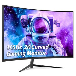 Z-EDGE 27" 165Hz 2K Curved Gaming Monitor, QHD(2560x1440) HDR10, FreeSync, Eye-Care Technology - 1 of 4