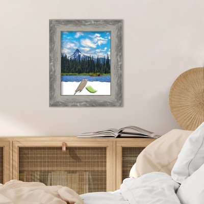 Waveline Silver 11x14 Polystyrene Wall Picture Frame