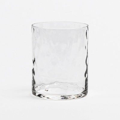over&back 14 fl oz Hammered Glass Short Tumbler