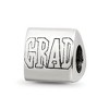 Black Bow Jewelry 2024 Graduation 3 Sided Sterling Silver Bead Charm - 2 of 4