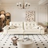 104.7'' Chenille 4-Seat Cloud Sofa with Tufted Design, Wide Removable Armrests and Metal Legs - 3 of 4