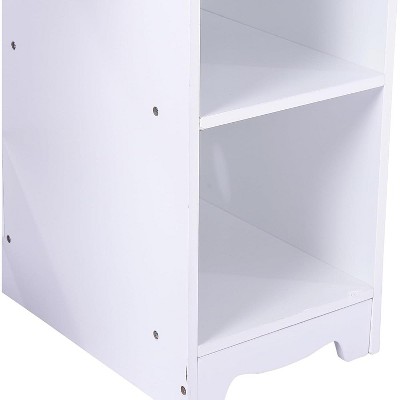 Garvee Princess Vanity Set for Kids - White Makeup Table with Mirror, Stool, and Wooden Play Makeup Accessories