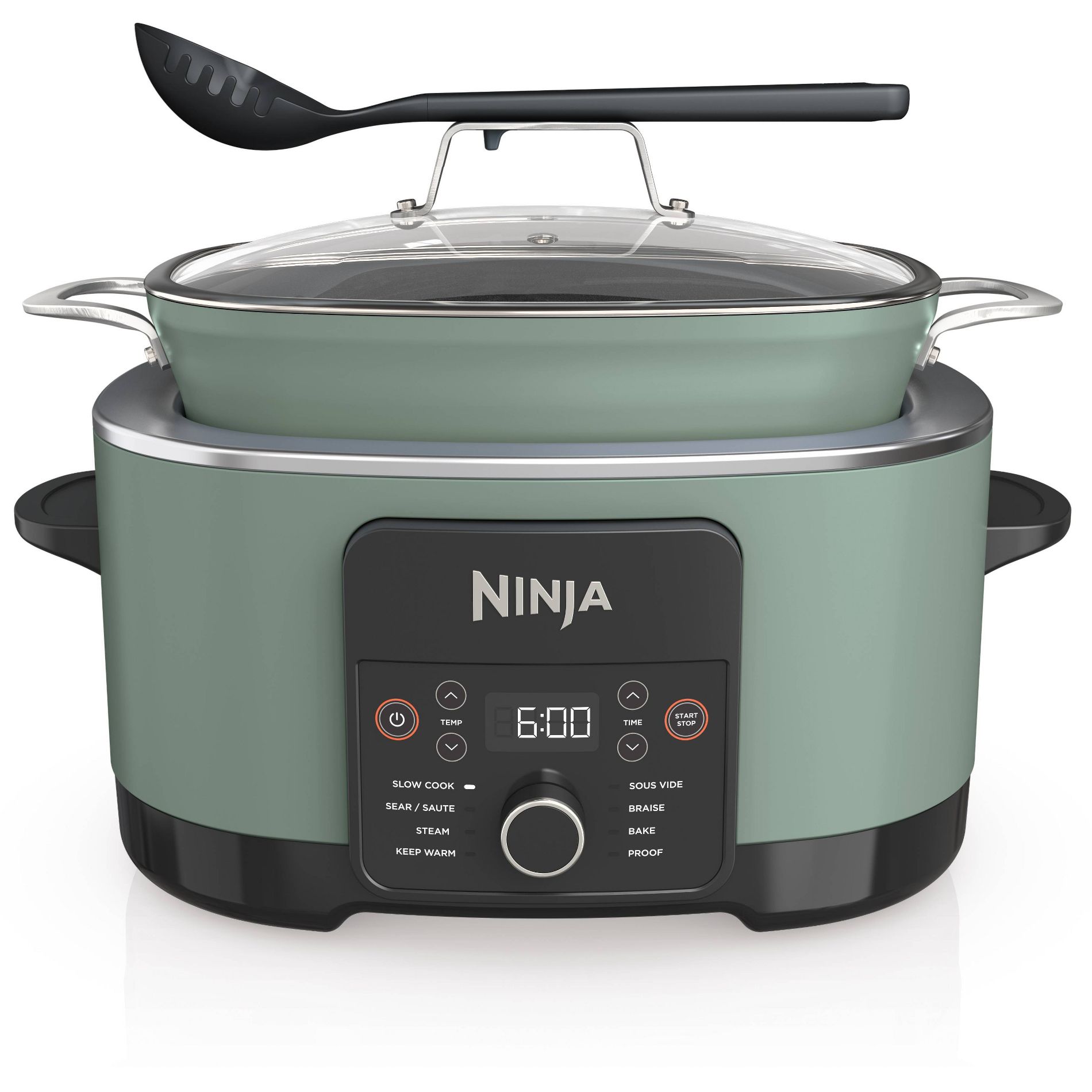 Ninja PossibleCooker PRO 8.5qt Multi-Cooker with 8-in-1 Slow Cooker, Dutch Oven, Sous Vide, Oven Safe Pot to 500°F Sage Green MC1001GN