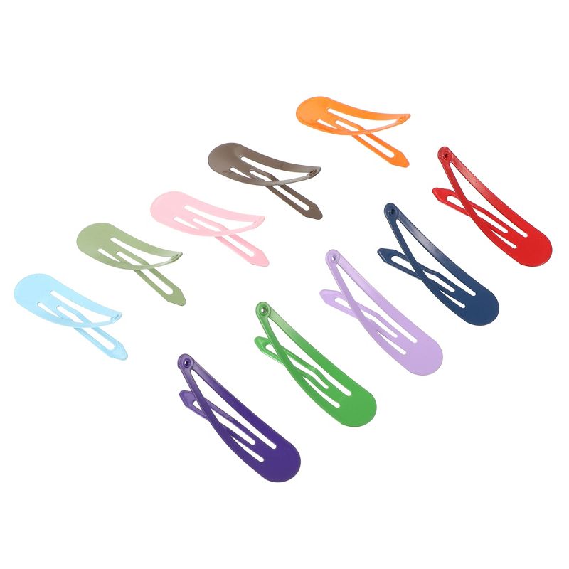 Unique Bargains 100pcs Hair Clips for Girls Metal Hair Accessories Baby Hair Barrette Accessories Multicolor, 4 of 7