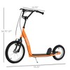 Youth Kick Scooter for Kids 5+ with Adjustable Handlebar, Dual Brakes & Inflatable Wheels - 3 of 4