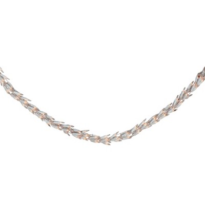 J. Hofert Co 300-Count Clear Mini Christmas Light Garland Set, 9ft White Wire